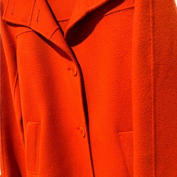 Vintage Talbots Wool Jacket Blazer Size S Burnt Orange - Picture 3 of 4